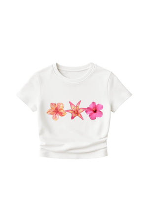 Floral Trio Baby Tee