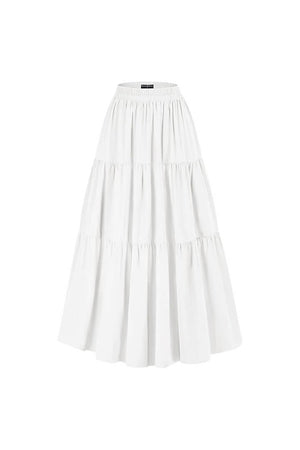 White Boho Skirt